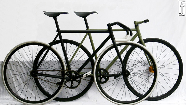 Colorful Fixie Bikes