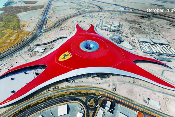ferrari world abu dhabi 1 Ferrari World,Taman Hiburan Terbesar di Dunia