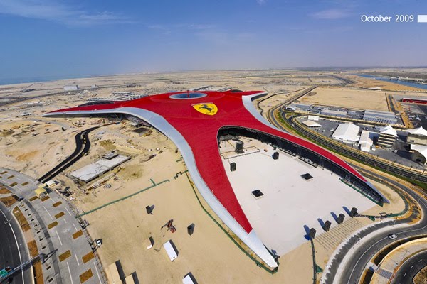 ferrari world abu dhabi 2 Ferrari World,Taman Hiburan Terbesar di Dunia