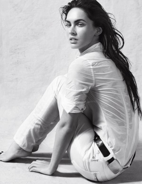 megan fox modeling for armani. We certainly won't complain about this little trend… Megan 