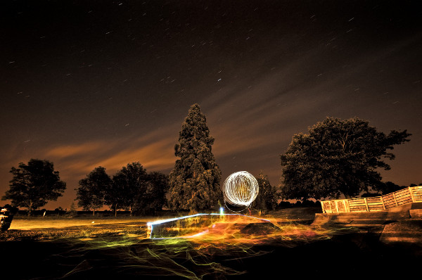 Ben Matthews Skate Park Light Graffiti 1