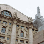 Maurizio Cattelan Middle Finger Statue 1