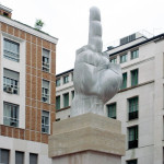 Maurizio Cattelan Middle Finger Statue 5