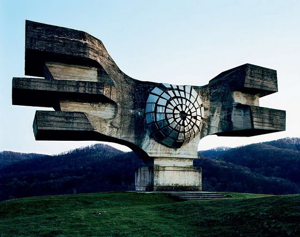 IMAGE(<a href="http://www.thecoolist.com/wp-content/uploads/2011/04/Abandoned-Yugoslavian-Monuments-by-Jan-Kempenaers-15.jpg" rel="nofollow">http://www.thecoolist.com/wp-content/uploads/2011/04/Abandoned-Yugoslavian-Monuments-by-Jan-Kempenaers-15.jpg</a>)