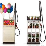 gas pumps converted into art pieces by james dive nissan 3