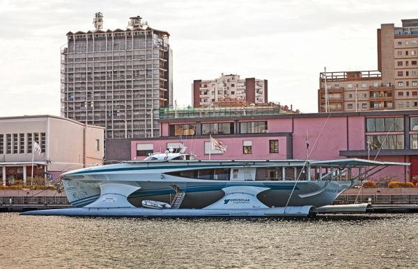 planetsolar the first solar powered boat around the world circumnavigate 3
