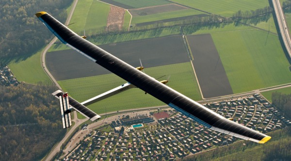 solar impulse forst solar powered intercontinental aircraft journey HB SIA airplane 1