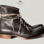Hard Graft Shoes - Mens High Boot - Gray 1