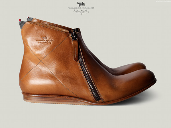 Hard Graft Shoes - Mens Zip Boot - 1