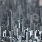 Peter root ephemicropolos art installation urban city made of staples 3