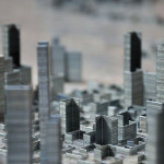 Peter root ephemicropolos art installation urban city made of staples 4