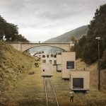 masterplan that makes building mobile by putting it on train tracks 2