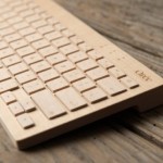 oree wireless maple or walnut wooden computer keyboard 1