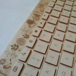 oree wireless maple or walnut wooden computer keyboard 6