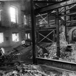 white house fully gutted under construction vintage photographs 5
