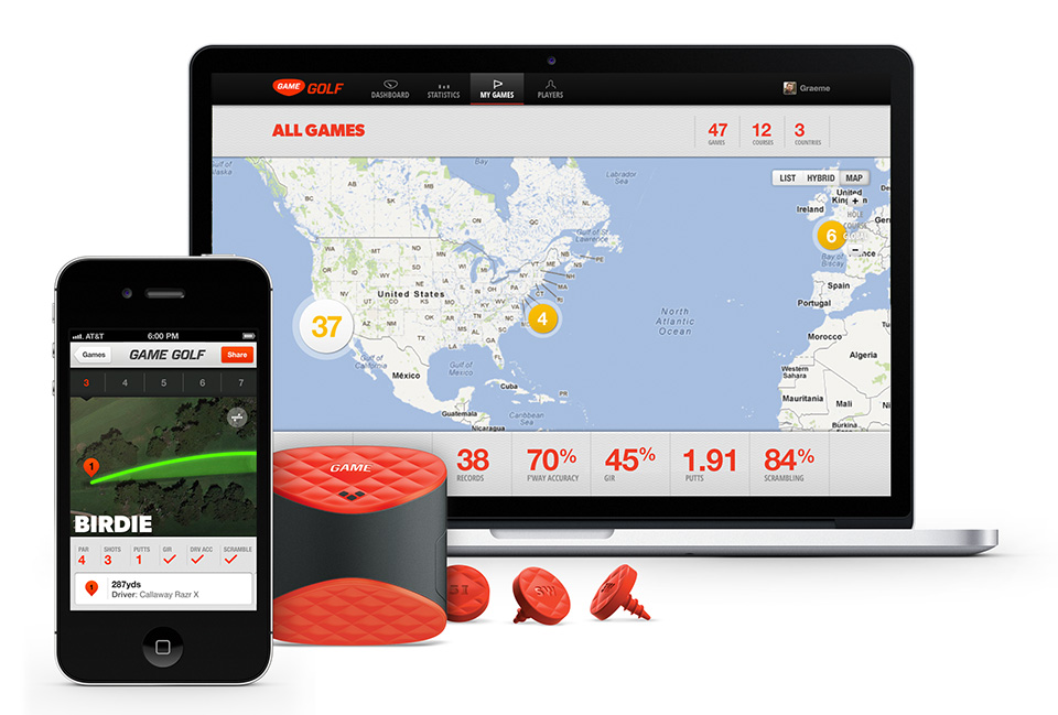 GAME Golf swing tracker 6 • TheCoolist The Modern Design Lifestyle