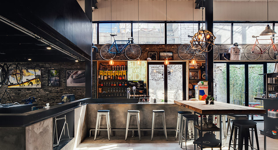 Factory Five Bike Shop Serves Bikes and Beer in Shanghai