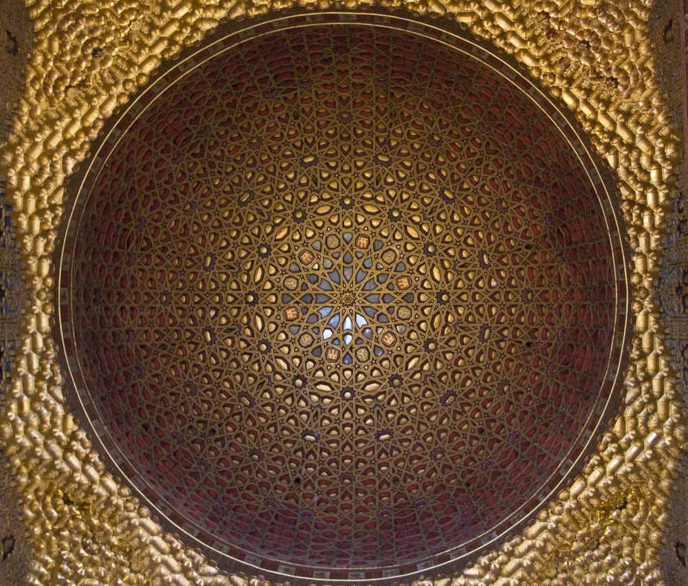 Alcázar of Seville, Spain – beautiful ceiling