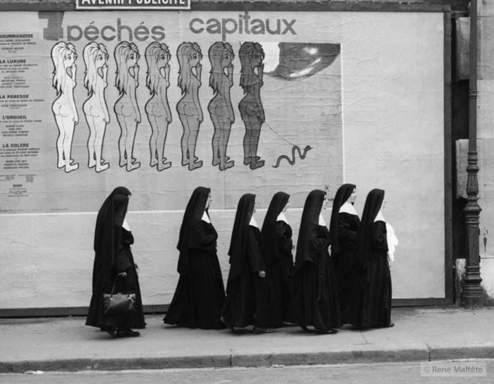 7 Deadly Sins René Maltête street photograph 960x747 25 Street Photographs by René Maltête That Changed The World
