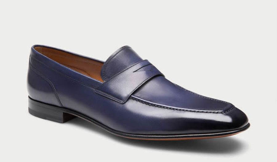 Bally - BRENT - Men’s leather slip-On loafer in Ink